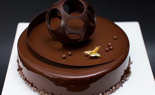 Украшение тортов шоколадом